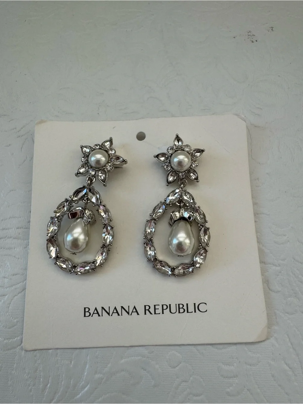 Banana Republic statement drop earrings - Picture 1 of 1